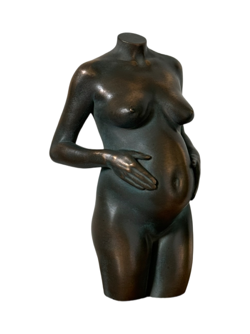 bronze pregnancy statue sculpture bump